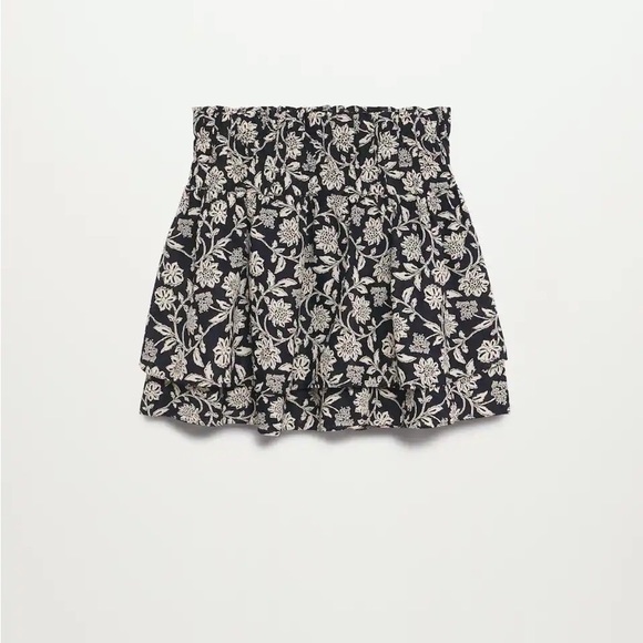 Mango skirt with flower pattern - Picture 4 of 7